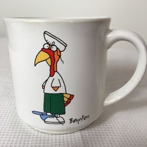 Sandra Boynton turkey coffee cup mug